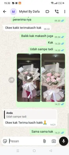 Testimonial Buket Bunga surakarta